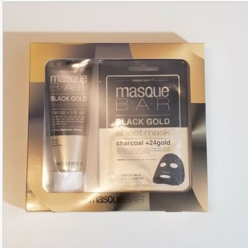 MasqueBar Black Gold Peel Off Mask and Sheet Mask